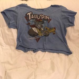 vintage disney’s talespin cropped t shirt